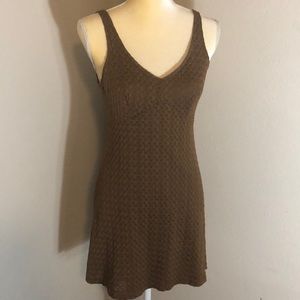 3for$10 Express tricot brown dress
